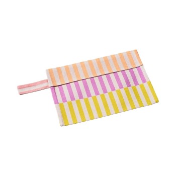 ChicMic Summer Beutel - beach stripes, 25x18cm, 100% Bio Baumwolle