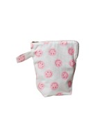 Chic Mic Trousse de toilette Smilies 22.5 x 26.5 x 10 cm, blanc/rose