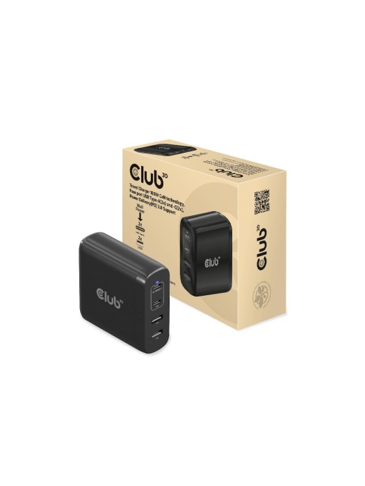 Club 3D Chargeur mural USB 100 W GaN-Technologie