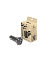 Club 3D, KFZ-Ladegerät 36W, 1x USB Typ-A Buchse, 2x USB Typ-C Buchse
