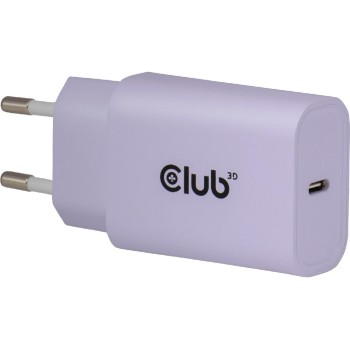 Club 3D, Ladegerät 30W 2 stk, Lila, PD bis 30Watt (15V/2A) Club 3D, Ladegerät 30W 2 stk, Lila, PD bis 30Watt (15V/2A)