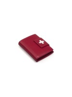 creanorm Portefeuille Cuir véritable, rouge