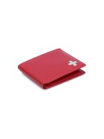 CN Portemonnaie red with Schweizerkreuz, Aus cuir