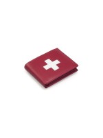creanorm Portefeuille Cuir véritable, rouge