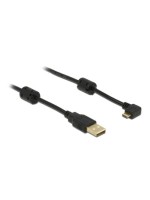 Delock USB2 cable A-MiniB gewinkelt, 1m, Mini-B Stecker 270° gewinkelt
