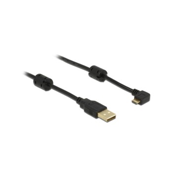 Delock USB2 Kabel A-MiniB gewinkelt, 1m, Mini-B Stecker 270° gewinkelt