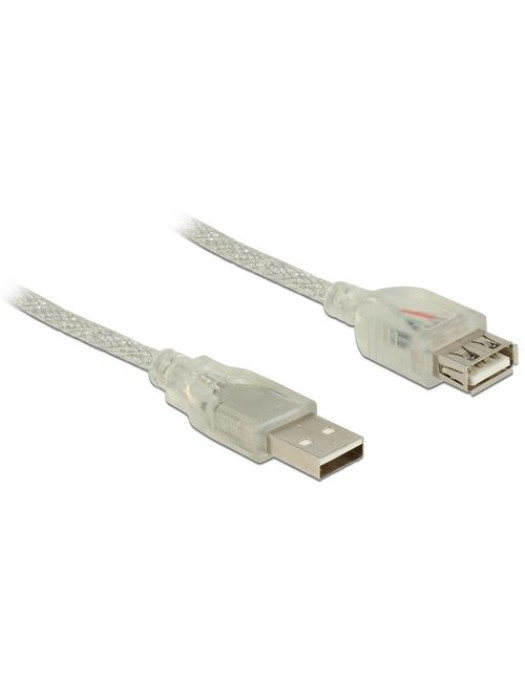 Delock Câble de prolongation USB 2.0 USB A - USB A 1 m