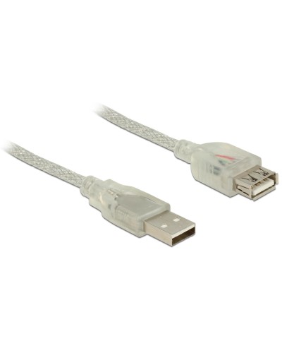 Delock Câble de prolongation USB 2.0 USB A - USB A 2 m