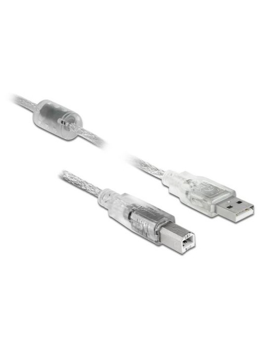 Delock Câble USB 2.0 avec noyau de ferrite USB A - USB B 1 m