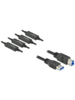 Delock USB3.2 cable, 20m, A-B, black , bis 5Gbps, with Signalverstärker