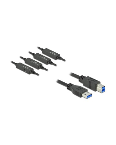 Delock Câble USB 3.1 USB A - USB B 20 m