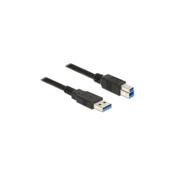 Delock USB3.0 cable, 50cm, A-B, black , for USB3.0 Geräte, bis 5Gbps Delock USB3.0 cable, 50cm, A-B, black , for USB3.0 Geräte, bis 5Gbps