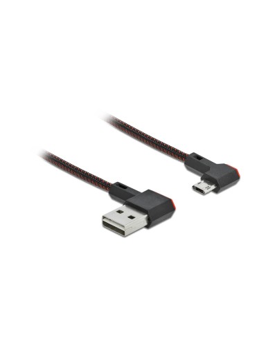 Delock Câble USB 2.0 EASY-USB, coudé USB A - Micro-USB B 0.2 m