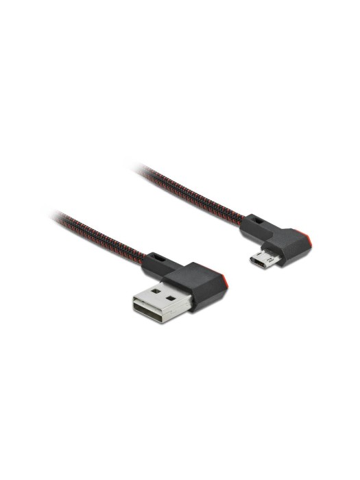 Delock Câble USB EASY-USB, coudé USB A - Micro-USB B 1.5 m