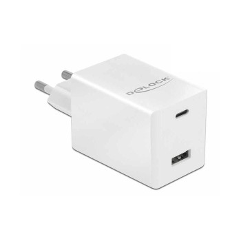 Delock Netzteiladapter USB-C PD 3.0 USB-A, USB-C bis zu max. 45W, USB-A bis zu 18W