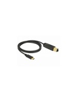 Delock USB3.1 cable C-Stecker - B-Stecker, 1m, 10Gbps, Gen2, black 