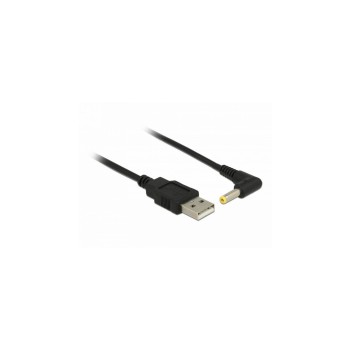 USB2.0-Stromkabel A-5VOLT, 1.5m, schwarz, Hohlstecker 4.0mm/1.7mm gewinkelt USB2.0-Stromkabel A-5VOLT, 1.5m, schwarz, Hohlstecker 4.0mm/1.7mm gewinkelt