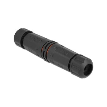 Delock Manchon de raccordement IP68, 2 broches, 4.5 à 7.5 mm noir Delock Manchon de raccordement IP68, 2 broches, 4.5 à 7.5 mm noir