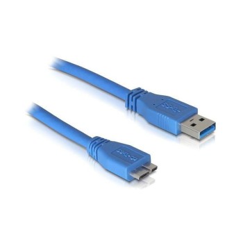 USB3.0 Kabel, 3.0m, A-Micro-B, Blau, für USB3.0 Geräte, bis 5Gbps