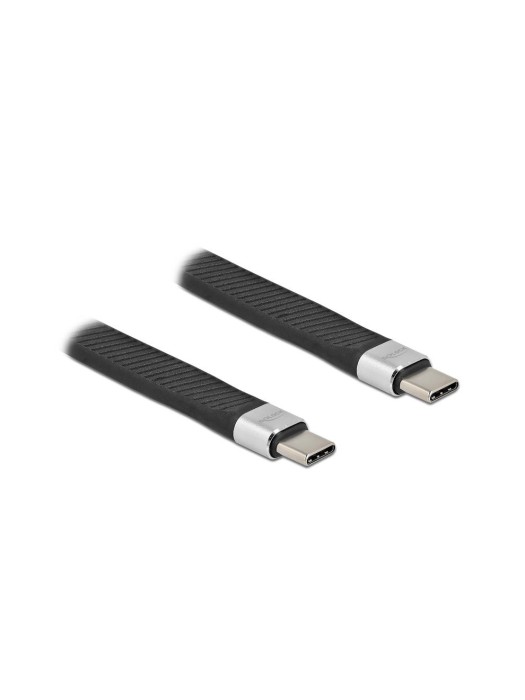 Delock Câble plat USB 3.2 Gen 2 FPC USB C - USB C 0.13 m