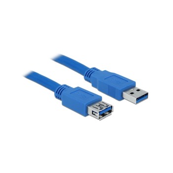 USB3.0 Kabel, 3.0m, A-A, Blau, Verlängerung, für USB3.0 Geräte, bis 5Gbps