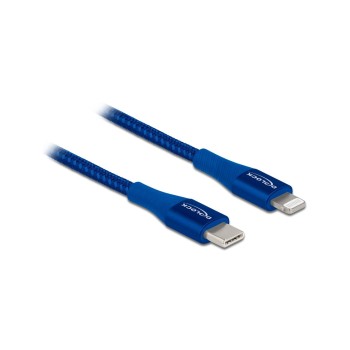 Delock USB Type-C zu Lightning, 2m, Blau, Für iPhone, iPad und iPod Delock USB Type-C zu Lightning, 2m, Blau, Für iPhone, iPad und iPod