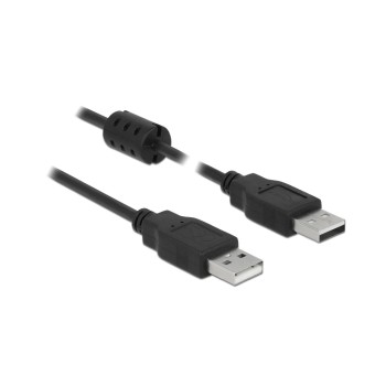 USB2.0 Kabel, A-Stecker zu A-Stecker, 3m, Schwarz USB2.0 Kabel, A-Stecker zu A-Stecker, 3m, Schwarz