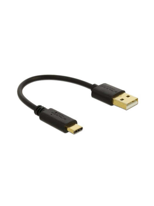 Delock Câble chargeur USB USB A - USB C 0.15 m