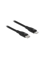 Delock USB Type-C zu Lightning, 0.5m, Schwarz, MFi, für iPhone, iPad und iPod