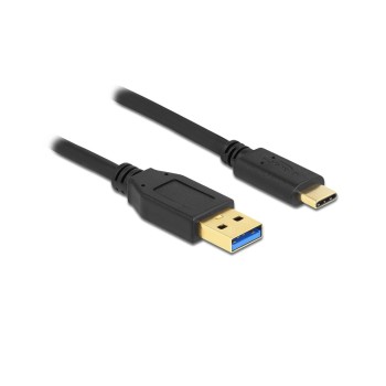 Delock USB3.2 Gen1 cable Typ-A for C, 2m, black , bis for 5 Gbps Delock USB3.2 Gen1 cable Typ-A for C, 2m, black , bis for 5 Gbps