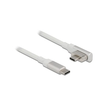 Delock Thunderbolt 3 USB-C cable 4k 60Hz, Magnetisch,Stecker/Stecker,gewinkelt, 1.20m Delock Thunderbolt 3 USB-C cable 4k 60Hz, Magnetisch,Stecker/Stecker,gewinkelt, 1.20m