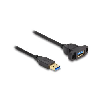 Delock Câbles rallonges à encastrer USB 3.0 USB A - USB A 1 m Delock Câbles rallonges à encastrer USB 3.0 USB A - USB A 1 m