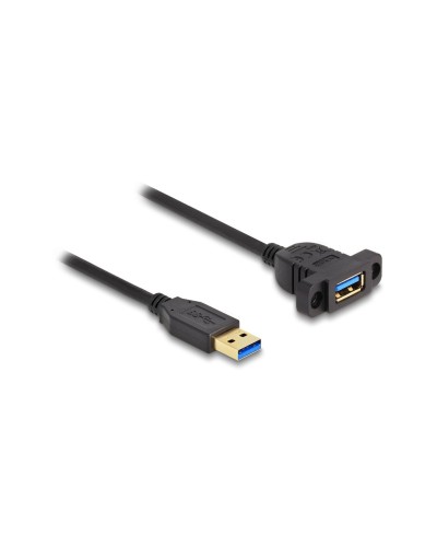 Delock Câbles rallonges à encastrer USB 3.0 USB A - USB A 1 m