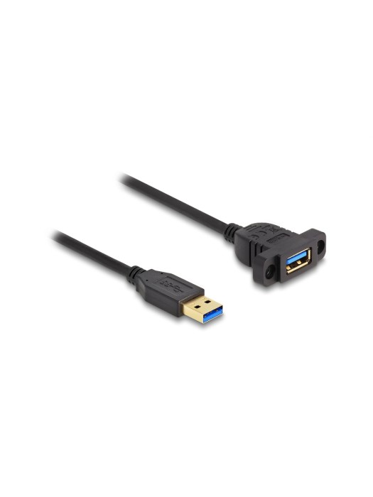 Delock Câbles rallonges à encastrer USB 3.0 USB A - USB A 1 m