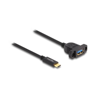 Delock Câbles rallonges à encastrer USB 3.0 USB C - USB A 1 m Delock Câbles rallonges à encastrer USB 3.0 USB C - USB A 1 m