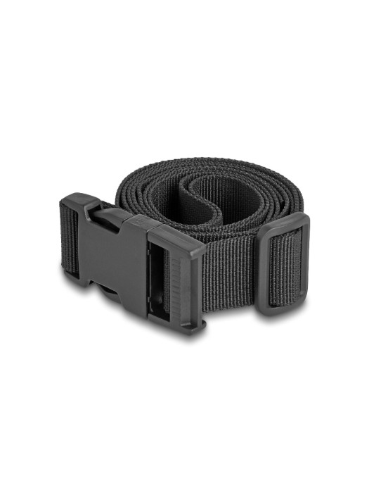 Delock Sangle de valise réglable, Noir, 1.5 m, 2 pièces
