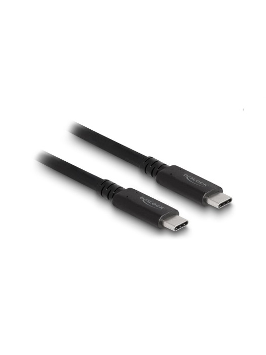 Delock Câble USB4 40 Gbps coaxial USB C - USB C 1.2 m