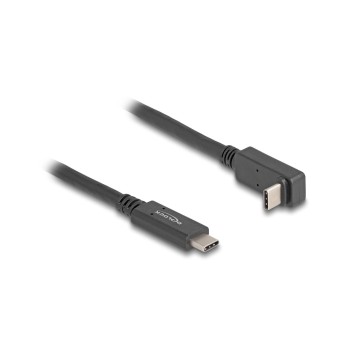 Delock USB 5 Gbps Kabel USB-C zu USB-C 2 m, Stecker/Stecker, gewinkelt, oben/unten