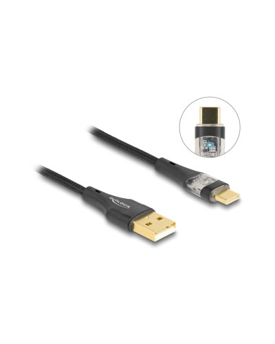 Delock Câble USB 2.0 Fonction de charge rapide 60W USB A - USB C 2 m