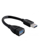 USB3.0 Kabel, 15cm, A-A, Verlängerung, für USB3.0 Geräte, bis 5Gbps