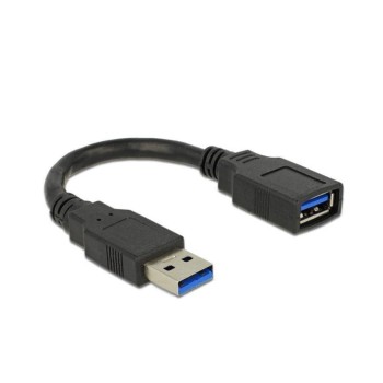 Delock Câble de prolongation USB 3.0 USB A - USB A 0.15 m Delock Câble de prolongation USB 3.0 USB A - USB A 0.15 m