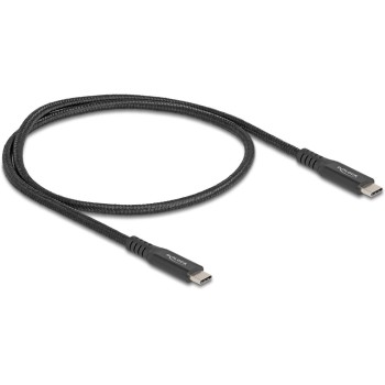 Delock Câble USB4 Type-C Données / Affichage / PCIe / PD 100W / 0.5 m Delock Câble USB4 Type-C Données / Affichage / PCIe / PD 100W / 0.5 m