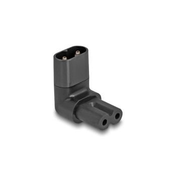 Delock Fiche adaptateur IEC60320 C8 - C7, coudé Delock Fiche adaptateur IEC60320 C8 - C7, coudé