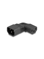 Delock Fiche adaptateur IEC60320 C13 - C14, coudé G/D