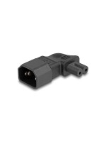 Delock Fiche adaptateur IEC60320 C14 - C7, coudé