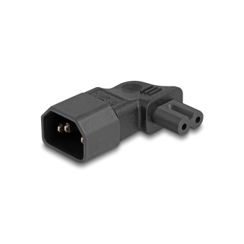 Delock Fiche adaptateur IEC60320 C14 - C7, coudé Delock Fiche adaptateur IEC60320 C14 - C7, coudé