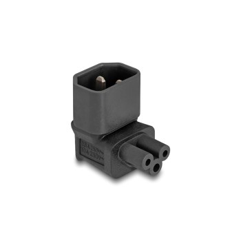 Delock Fiche adaptateur IEC60320 C14 - C5 coudé Delock Fiche adaptateur IEC60320 C14 - C5 coudé