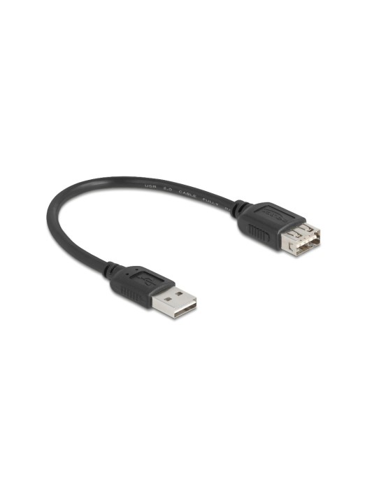 Delock Câble de prolongation USB 2.0 EASY-USB USB A - USB A 0.2 m
