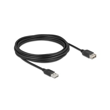 Delock USB2.0 Verlängerungskabel A-A, 5.0m, EASY USB, beidseitig einsteckbar, schwarz Delock USB2.0 Verlängerungskabel A-A, 5.0m, EASY USB, beidseitig einsteckbar, schwarz
