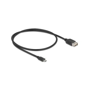 Delock USB2.0 Kabel EASY USB A-MicroB, 0.5m, EASY USB, beidseitig einsteckbar, schwarz Delock USB2.0 Kabel EASY USB A-MicroB, 0.5m, EASY USB, beidseitig einsteckbar, schwarz